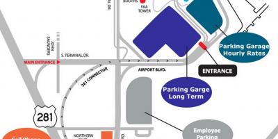 Mapa San Francisco aireportua parking