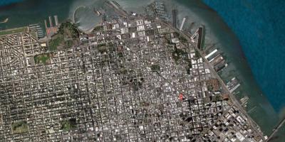 Mapa San Francisco satelite