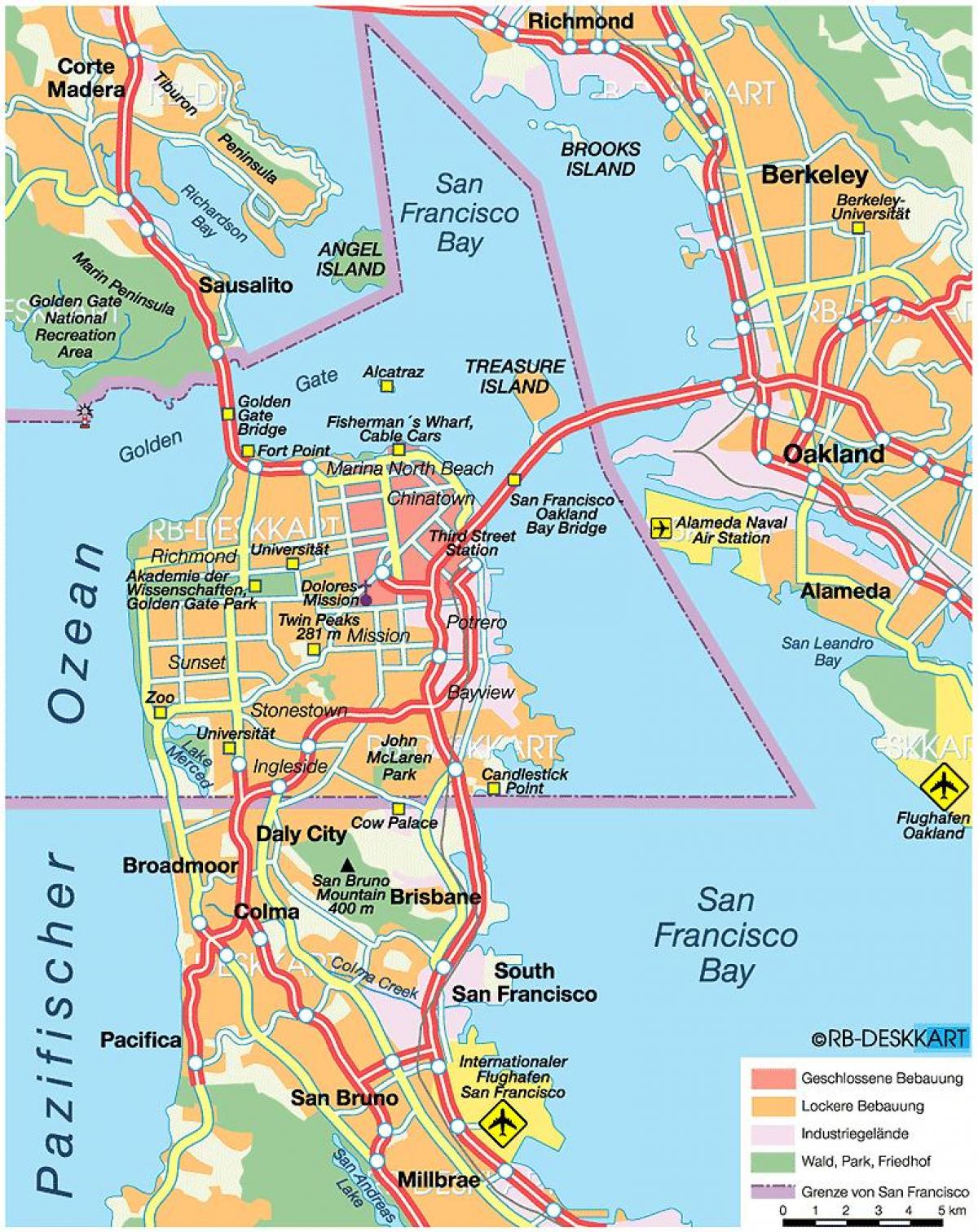 mapa east bay hiri