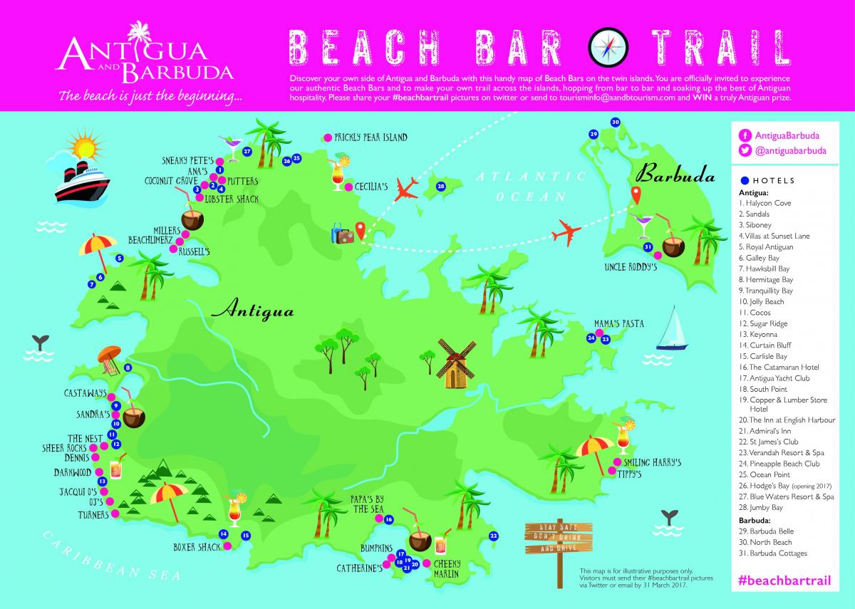 Mapa denda north beach
