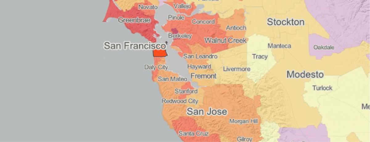 Mapa mapp San Francisco