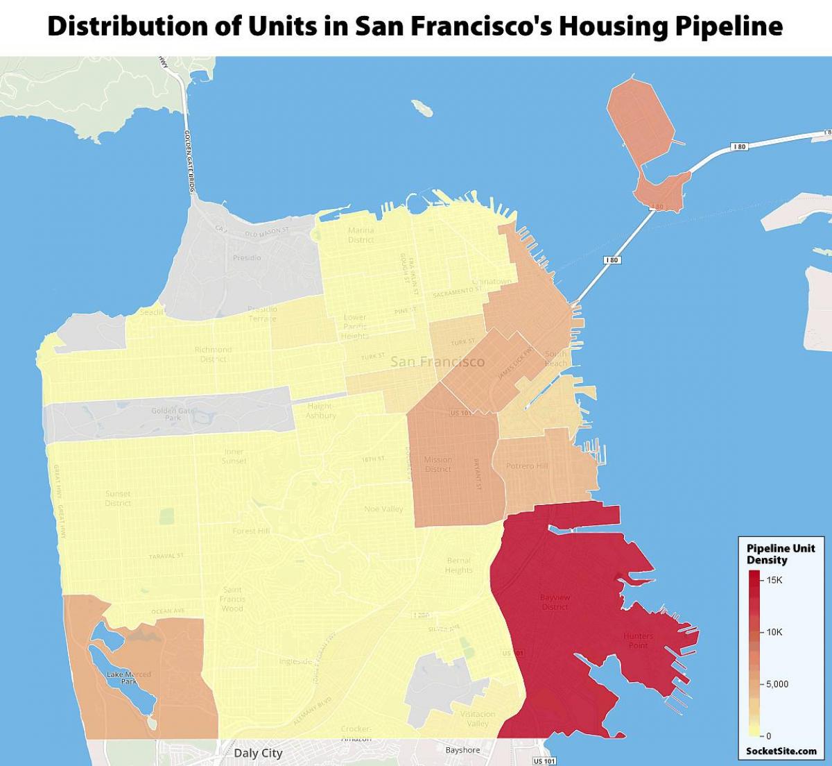 San Francisco etxebizitza publikoen mapa