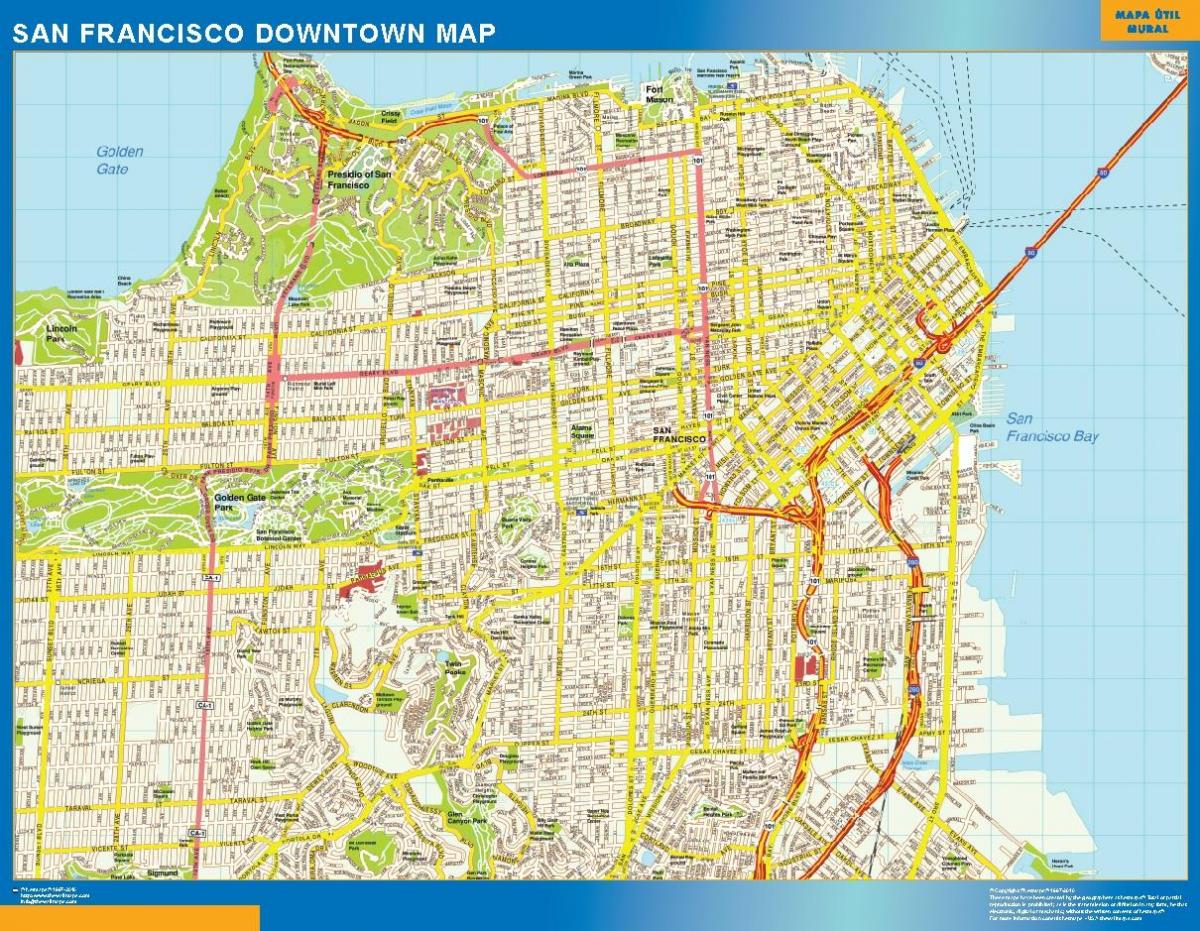 Mapa San Francisco horma