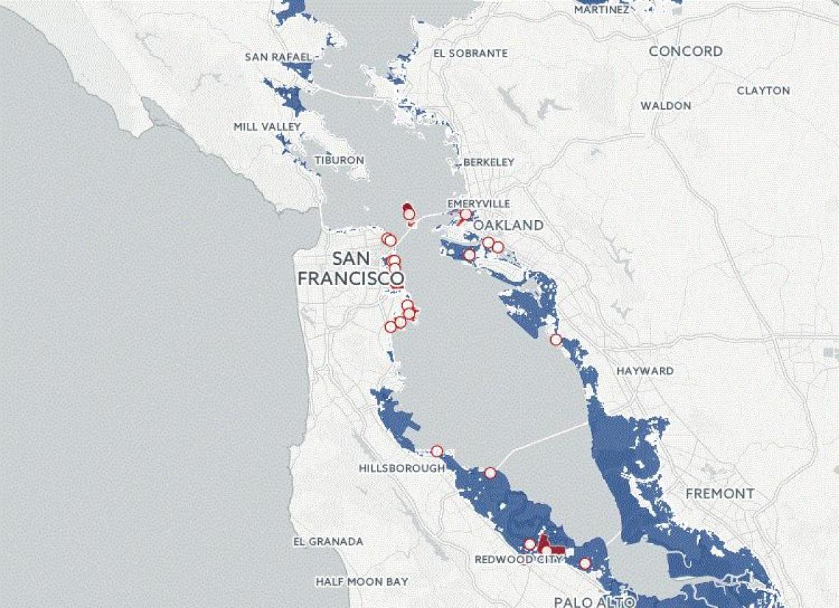 Mapa San Francisco uholde
