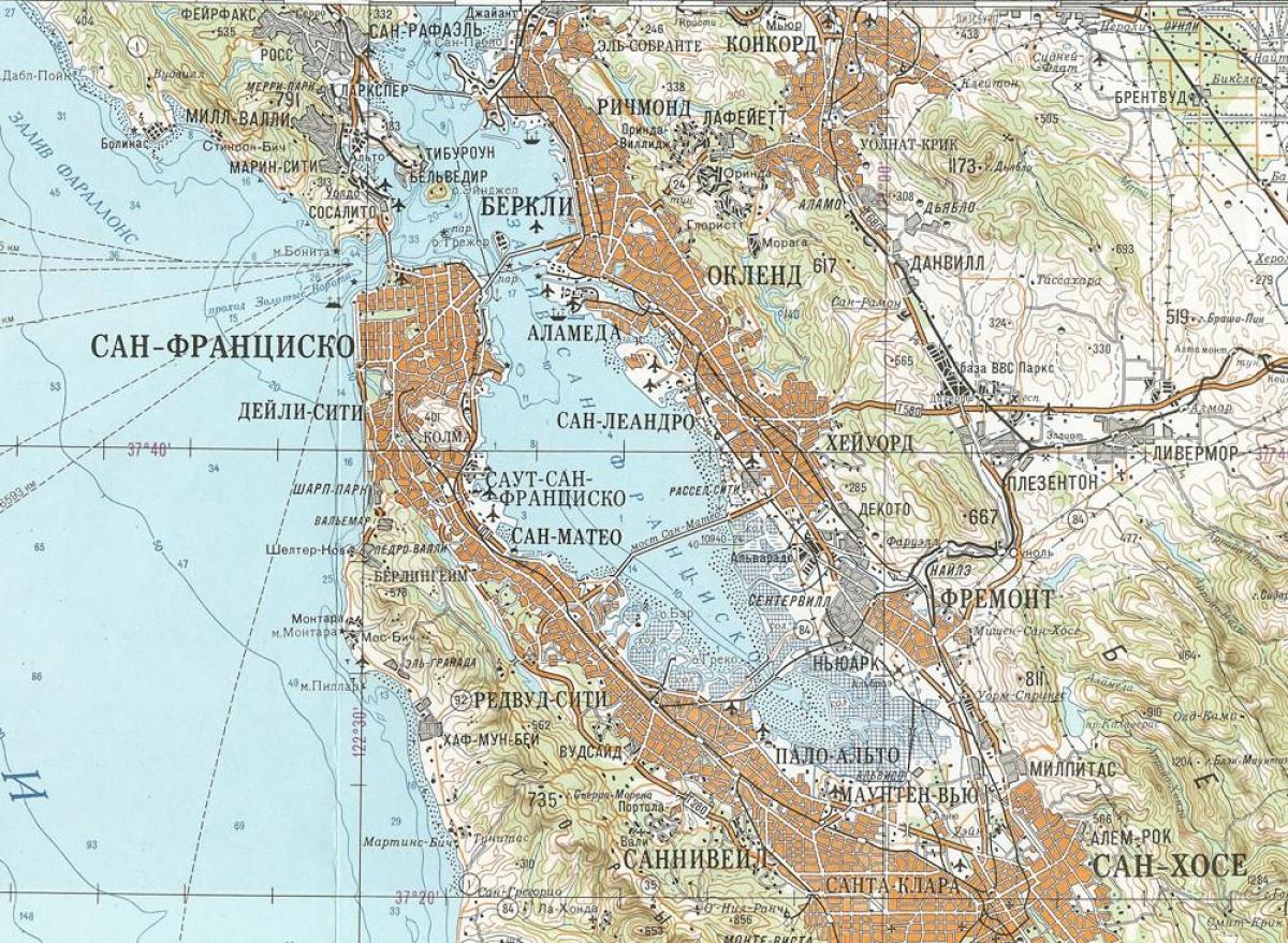 Mapa sobietar San Francisco