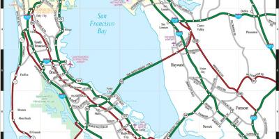 Mapa San Francisco bay area