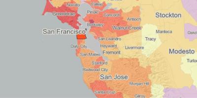 Mapa mapp San Francisco