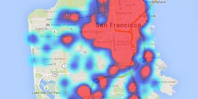 Mapa San Francisco feces