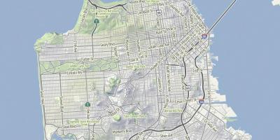 Mapa San Francisco lur