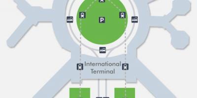 Mapa SFO aireportuko terminal 1