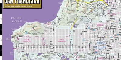 Mapa streetwise San Francisco